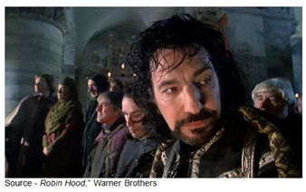 “That's it then. Cancel the kitchen scraps for lepers and orphans, no more merciful beheadings, and call off Christmas.” – Sheriff of Nottingham, “Robin Hood,” Warner Bros, 1991