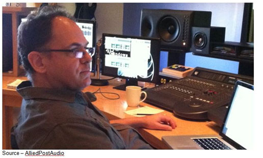 Creating the Aural Experience – Woody Woodhall, Allied Post Audio, carefully works with audio settings to create audio images that complement and enhance the video portion of a film project. Just the right sound tracks can make scary things scarier and happy moments happier. It takes a gentle touch, a well-trained ear and just the right balance of creative and technical skills during the audio post to creatively and effectively tell the story.