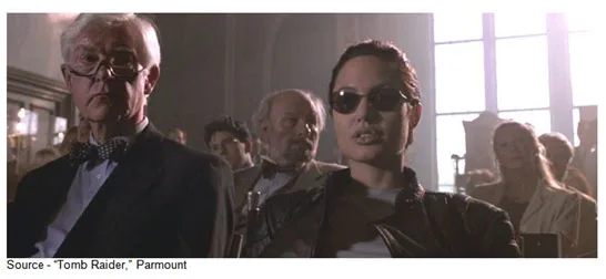 “Ya know, I think it's really cool that you can still keep a day job, though it's obviously just for show.” – Alex West, Lara Croft: “Tomb Raider,” Parmount, 2001