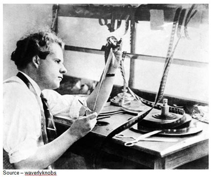Editing – There certainly wasn’t anything glamorous about editing films back in the celluloid days; and you have to admit, audio and video production/post production people can certainly add great excitement, interest and overall feel with today’s digital video storytelling tools.