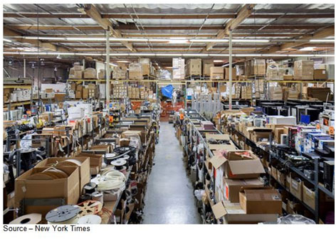 Nostalgia Row - Silicon Valley’s Weird Stuff store is an excellent place to find that piece of technology you simply want or have-to-have. The retail outlet is packed with yesterday’s sure things as well as the equipment that now defunct start-ups had to sell off for pennies on the dollar when they went bankrupt.