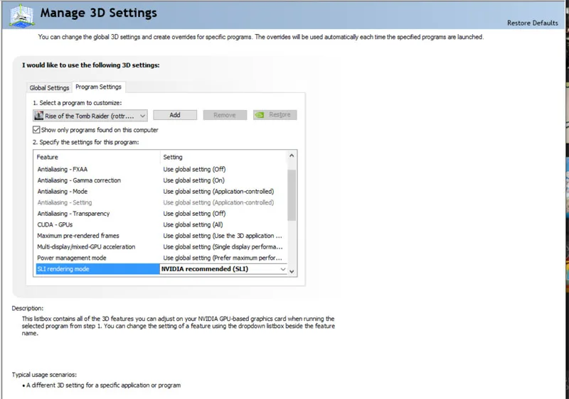 rotr -nv recommended