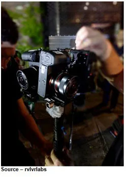 Your Rig May Vary – For a recent 360 streaming project, Nick used an A7Sii rig, courtesy of KonceptVR. He is constantly testing new 360 camera offerings and develops/modifies rigs to deliver the best UX (user experience).